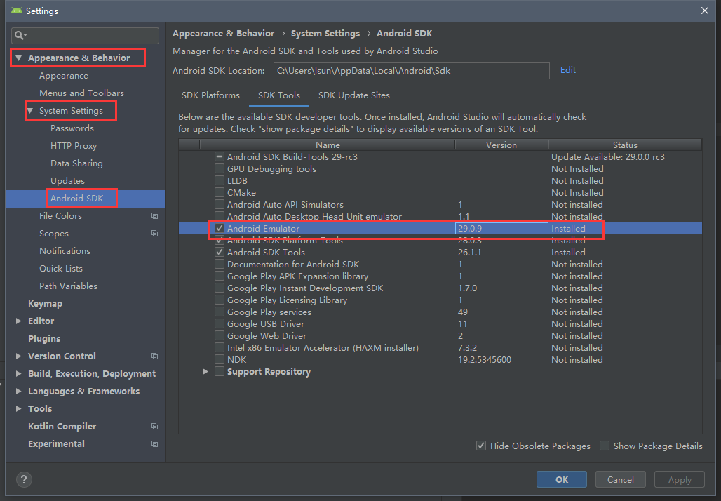 how to use android studio with amd