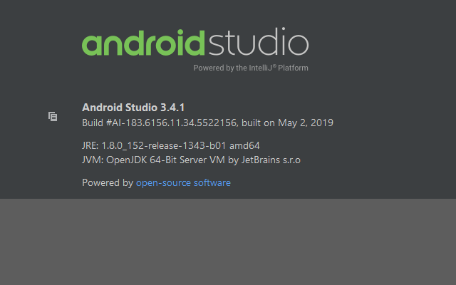 Android Studio Version = 3.4.1